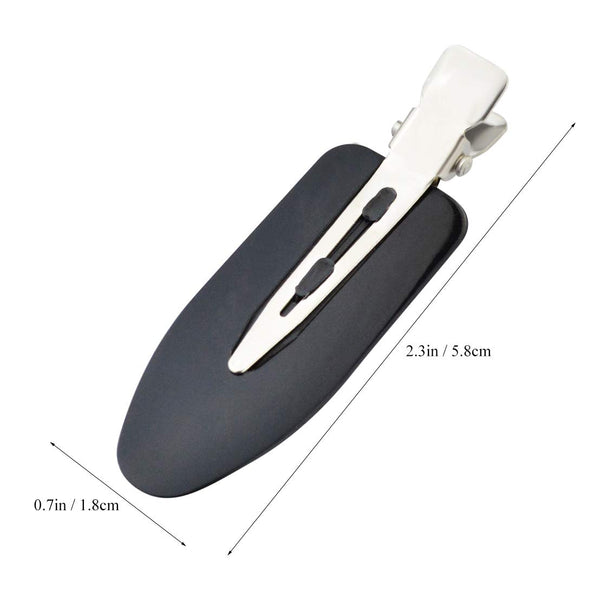 LPOW 24 Pcs No Bend Hair Clips Pin Curl Clips No Crease Hair Clip for Hairstyle Bangs Finger Waves Makeup Application Hairdressing Hairpins Styling Clips for Hair Salon Black Pink White